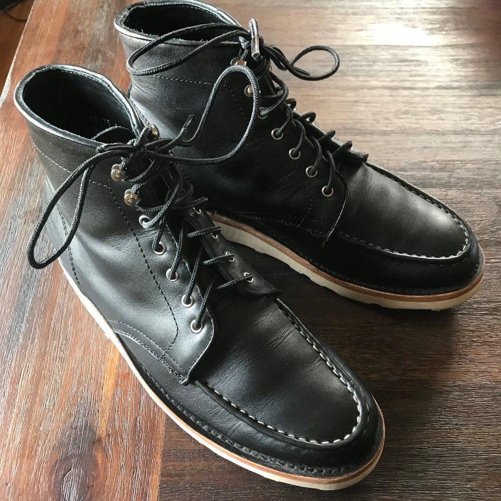 THURSDAY BOOT CO Diplomat MocToe Men's 10.5 Black